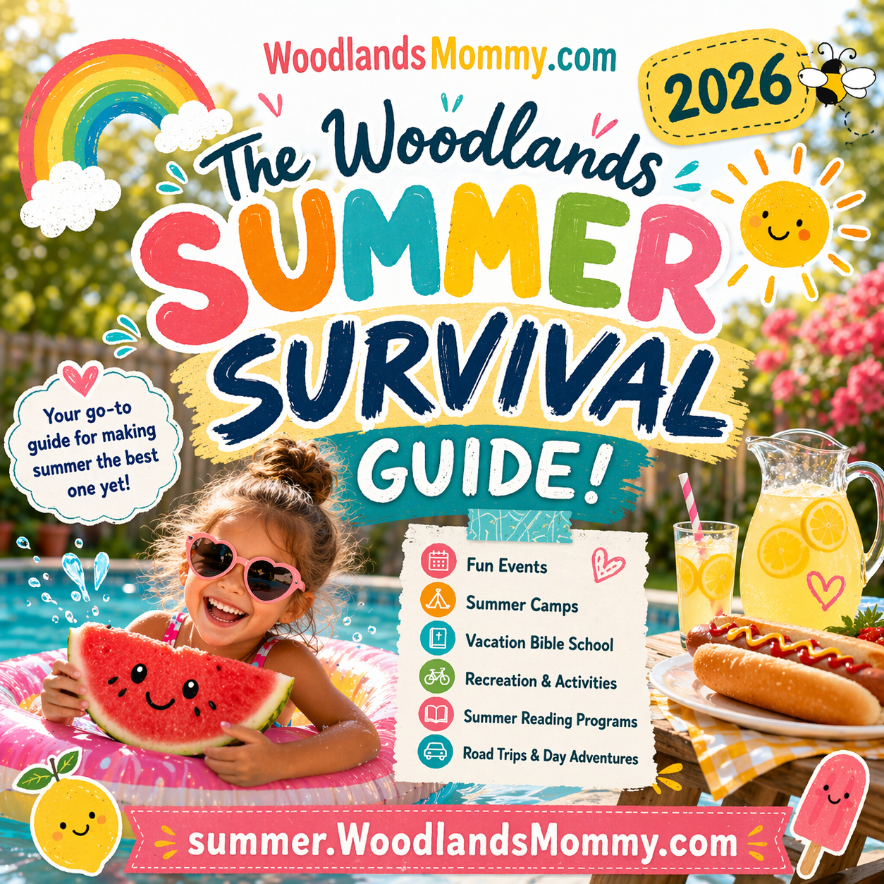 2026 summer survival guide woodlandsmommy
