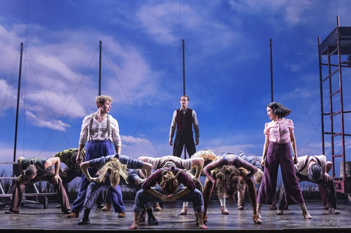 8. Zachary Keller Connor Sullivan Helen Krushinski and the cast of WATER FOR ELEPHANTS Photo by Matthew Murphy for MurphyMade