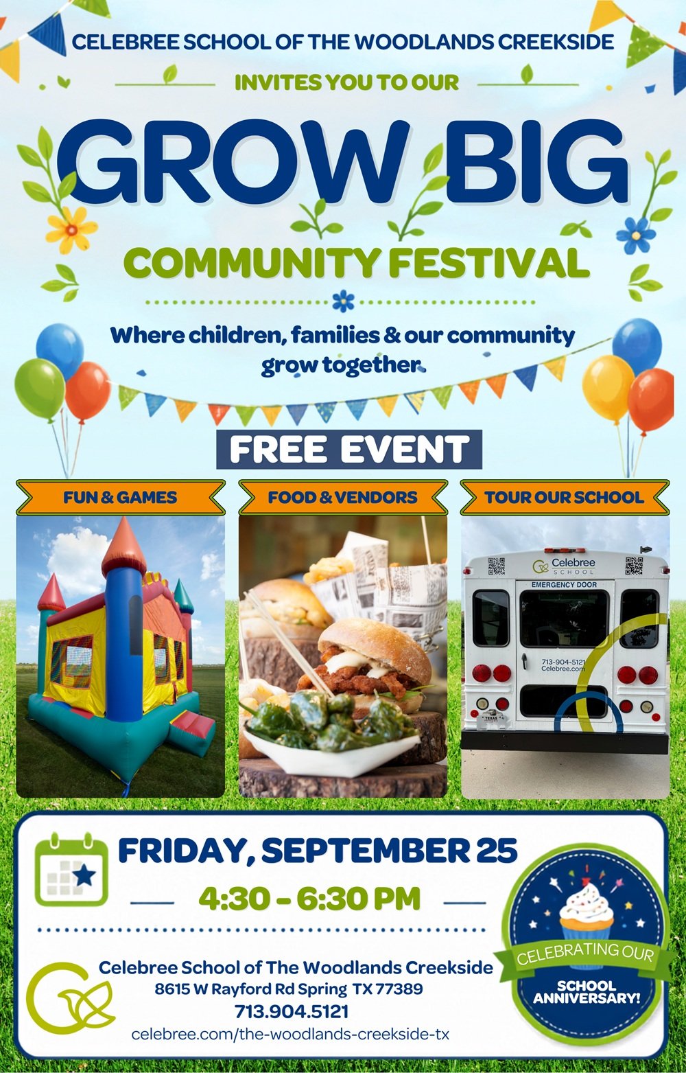 Grow Big Community Festival Flyer