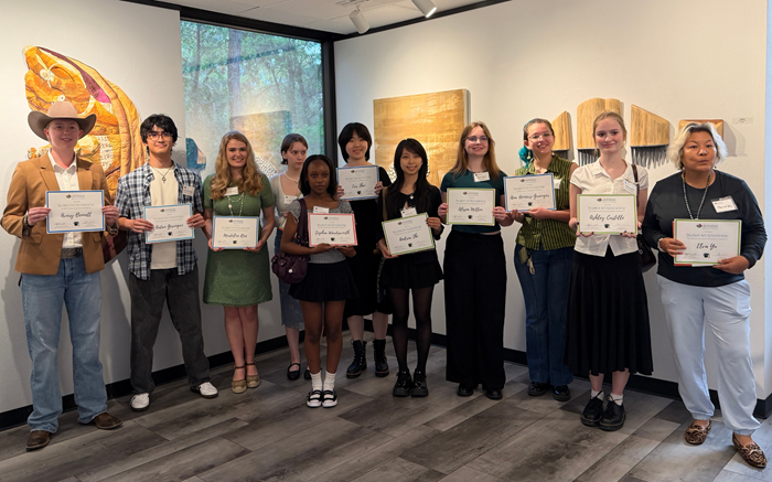 Student Art Scholarship Program recipients 2026
