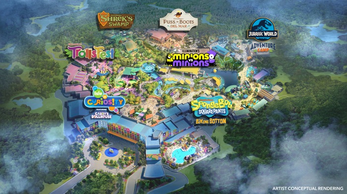 a Universal Kids Resort lands