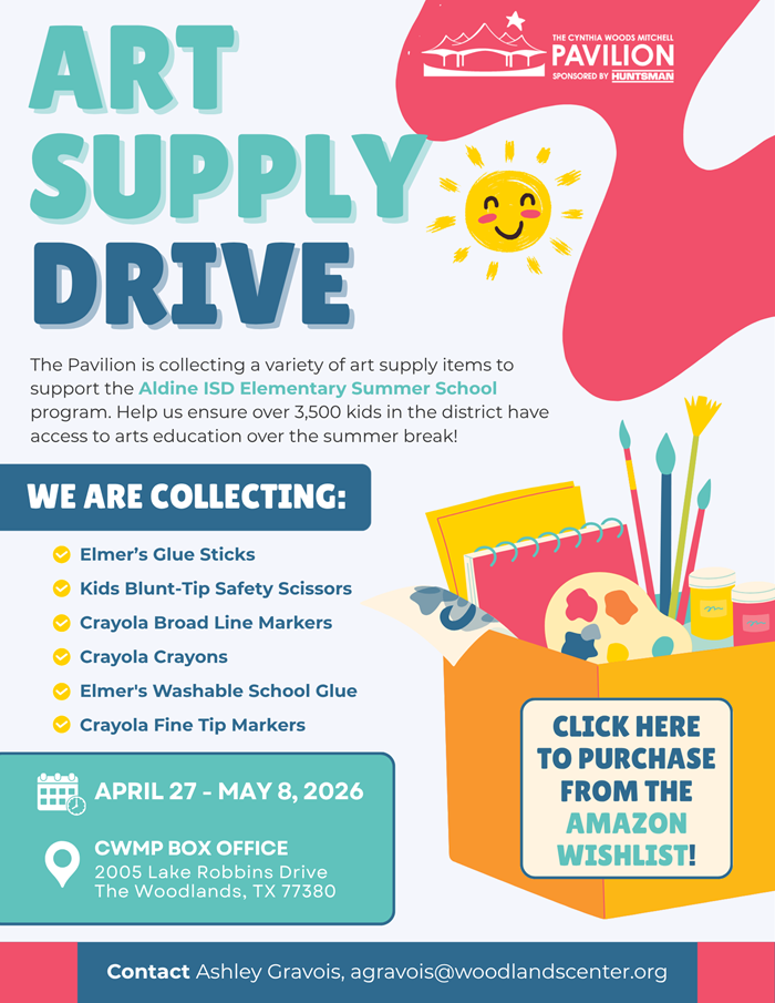 art supply drive 2026