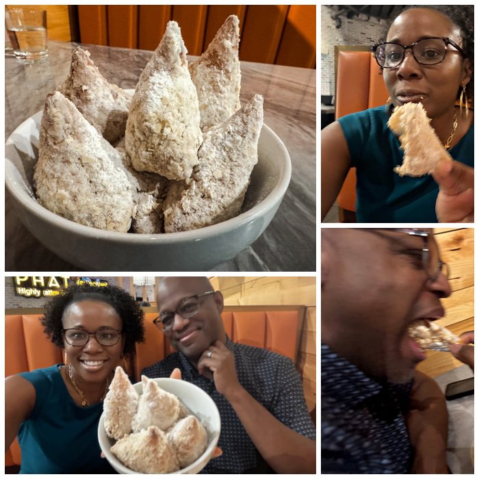 dessert collage