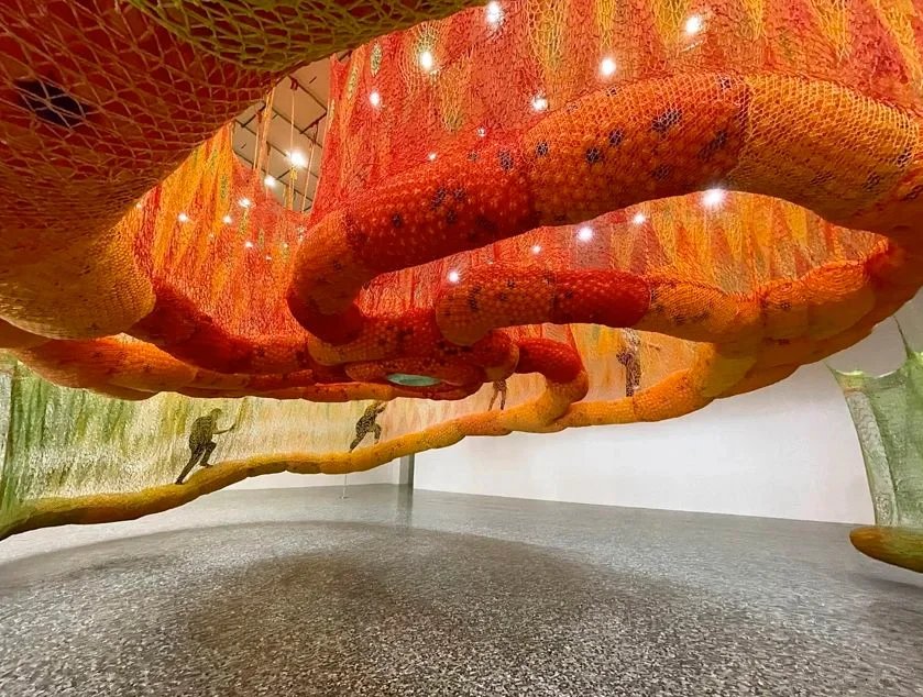 Ernesto Neto SunForceOceanLife at the Museum of Fine Arts, Houston