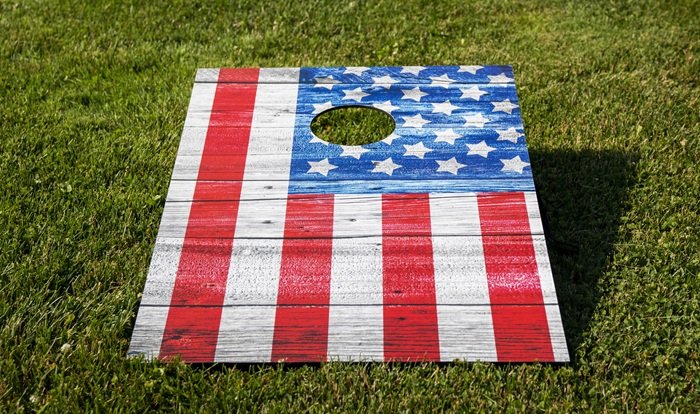 patriotic cornhole