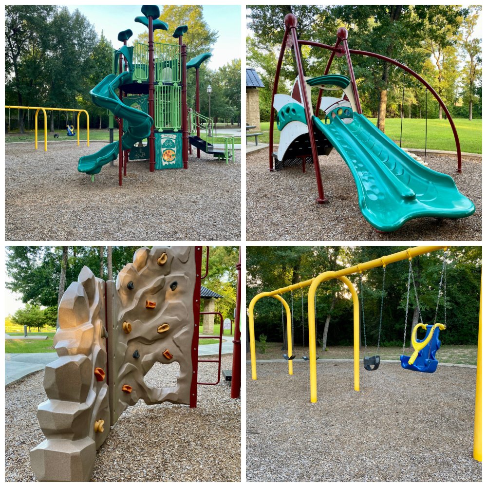 Climbing structure at Pondera Park