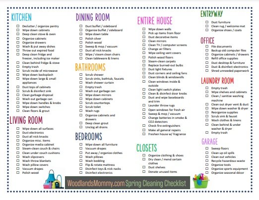 spring cleaning checklist thumbnail